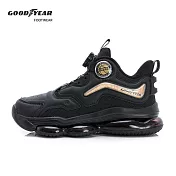 【GOODYEAR 固特異】旋風戰士 童款旋轉扣全氣墊運動鞋 / GAKR58700 JP22 黑