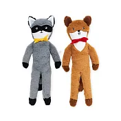 ZippyPaws 就愛在一起-浣熊&松鼠 | 狗狗玩具 寵物玩具 毛絨玩具 發聲玩具