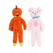 ZippyPaws 就愛在一起-雞豬雙拼 | 狗狗玩具 寵物玩具 毛絨玩具 發聲玩具