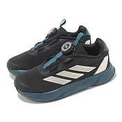 adidas 慢跑鞋 Duramo SL BOA K 中童 小朋友 黑 綠 旋鈕 運動鞋 愛迪達 IE9100 16.5cm BLACK/GREEN
