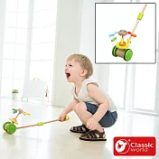 【德國 classic world 客來喜經典木玩】平衡七彩花朵推車《3305》