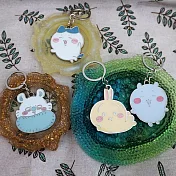 吉伊卡哇-可愛造型鑰匙圈-2入