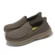 Skechers 休閒鞋 Pollard-Wilfred Slip-Ins 男鞋 棕 緩衝 無鞋帶 懶人鞋 205451TPE 26.5cm TAUPE