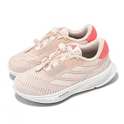 adidas 慢跑鞋 Supernova Ease K 中童 小朋友 粉紅 白 抽繩 運動鞋 愛迪達 JH6242 16.5cm PINK/WHITE