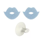 ZUUTii｜一吻即淨-溫感海綿(海綿兩入+專用吸盤一入組) /靛灰藍*2