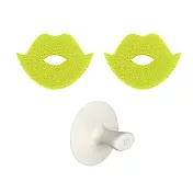 ZUUTii｜一吻即淨-溫感海綿(海綿兩入+專用吸盤一入組) /青星黃*2