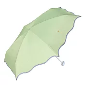【官方直營】Wpc.糖果波浪傘簷手動遮光降溫傘  淺綠