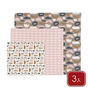 《danica》Ecologie蜂蠟保鮮布3件 - 幾何