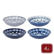 《danica》Heirloom瓷製醬料碟4入(花磚) | 醬油碟 小菜碟