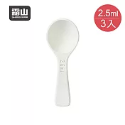 【日本霜山】防潮防結塊珪藻土量匙(附刻度)-2.5ml-3入- 綠