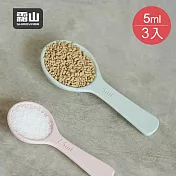 【日本霜山】防潮防結塊珪藻土量匙(附刻度)-5ml-3入- 綠