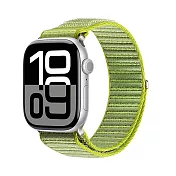 DUX DUCIS Apple Watch YE 尼龍編織錶帶 手錶帶 回環錶帶 長度自由調整 -綠色-38/40/41/42(十代)m