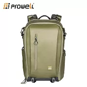 Prowell 26L大容量多功能專業攝影後背包 2機多鏡內部自由收納 網紅創作者攝影器材包 WIN-23398 橄欖綠