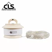 【韓國CLS】戶外露營捲尺燈20米燈串 露營燈 照明燈 機車露營 登山 野營(兩色任選) 白色