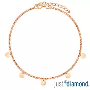 【Just Diamond】鈴光漫舞 18K玫瑰金手鍊(網路限定)