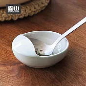 【日本霜山】簡約風陶瓷湯勺架/置杓碗