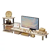 Cooyee 三層置物架(25*25cm) 置物櫃 書架 收納架 -白色