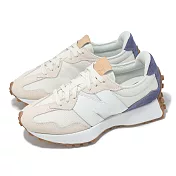New Balance 休閒鞋 327 女鞋 白 藍 拼接 膠底 復古 麂皮 NB 運動鞋 WS327RD-B 22.5cm LINEN/DREAM STATE