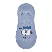 【ONEDER 旺達棉品】史努比止滑套版襪 Snoopy止滑短襪 台灣製棉襪女襪- Olaf SN-AP104