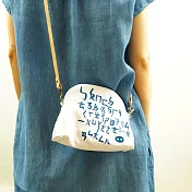 【蘑菇MOGU】ㄅㄆㄇㄈ 隨身收納包  白