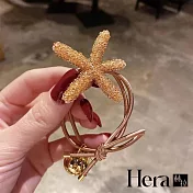 【Hera 赫拉】滄海碧浪閃耀海星髮圈 HRA41 黃色海星