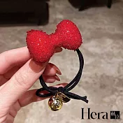 【Hera 赫拉】鮮紅滿鑽Q版大造型髮圈 HRG8 紅色蝴蝶結