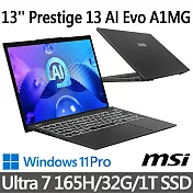 msi微星 Prestige 13 AI Evo A1MG-095TW 13吋 商務筆電 (Ultra 7 165H/32G/1T SSD/Win11Pro/星辰灰)
