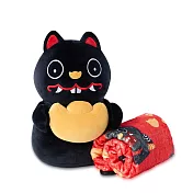 【武德宮】造型抱枕毯-黑虎大將軍