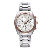 Roven Dino羅梵迪諾 極致典藏時尚腕錶-銀X玫瑰金