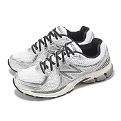 New Balance NB 休閒鞋 860 V2 男鞋 女鞋 銀 黑 復古跑鞋 緩震 NB 運動鞋 ML860GB2-D 22cm SILVER/BLACK