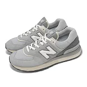 New Balance NB 休閒鞋 574 男鞋 女鞋 灰 白 麂皮 復古 經典 NB U574LGDG-D 23cm GREY/WHITE