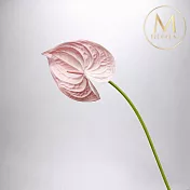【Floral M】黛安娜心型火鶴少女粉仿真花花材（2入組）