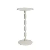 Design House Stockholm Pedestal Table 可調節高度邊桌 (白灰)