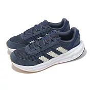 adidas 慢跑鞋 Astrastar 男鞋 藍 白 膠底 緩衝 愛迪達 JQ6082 27cm NAVY/WHITE