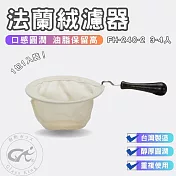 【GlassKing】⭐台灣製造⭐FH-240-2 法蘭絨濾器 3～4人 法蘭絨 咖啡濾網 咖啡濾布 保留咖啡油脂