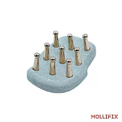 【IMPHY】多功能弧線頭皮按摩器 FF (2色可選) 水藍