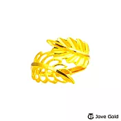 JoveGold漾金飾 金枝玉葉黃金戒指