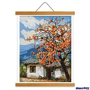 [HOMEHERE] DIY鑽石畫／柿柿如意 掛軸無框版