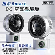 【APEX】極涼 Smart DC 空氣循環扇  USB 直插款風扇_無內鍵電池(DC風扇  桌上風扇  節能扇 渦流空氣循環扇 桌扇  USB風扇 靜音循環扇) 黑色