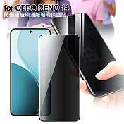 CITY for OPPO RENO 14 防偷窺玻璃滿版玻璃保護貼 單一