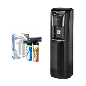 送禾聯14吋DC風扇【愛科EVERPOLL】智能感應冷熱飲水機 TLS-UV-B+複合淨水器DCP-3000HA