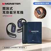 【MONSTER】Open Ear OWS開放式耳掛藍牙耳機 AC530 磨砂黑