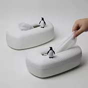 QUALY｜鵝卵石衛生紙盒-L (企鵝)