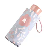 【RAINSTORY】粉漾花沁抗UV手開迷你口袋傘