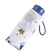 【RAINSTORY】Starry Life抗UV手開迷你口袋傘(白)