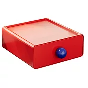 E.City_繽紛馬卡龍桌面抽屜收納盒 紅