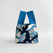 FERN ONLY | 蕨柔手拿針織包 - 半邊羽裂縫尾蕨 半邊羽裂縫尾蕨