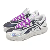 Puma 籃球鞋 Scoot Zeros II Sterling 男鞋 灰 紫 炫彩 氮氣中底 緩震  31135101 26cm GREY/PURPLE