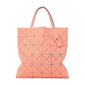 ISSEY MIYAKE 三宅一生 BAOBAO LUCENT 6x6霧面手提包包(多色)- 淺橘色×橘色