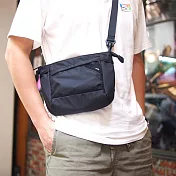 CIE｜日本手工 機能尼龍防潑水側背包/手拿包 黑色